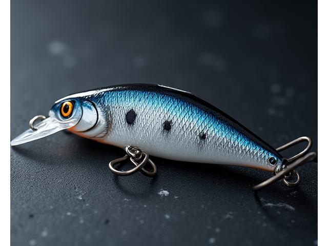 A 'Haddock Hunter' lure, featuring a realistic silver and blue fish-like design with intricate scale patterns, designed for saltwater bottom fishing.